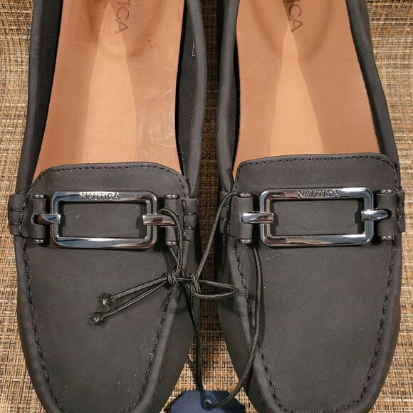 WOMENS NAUTICA BLYTHE FLAT LOAFERS SIZE 11 (COLOR BLACK) - Picture 3 of 8